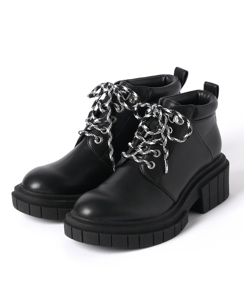 PAGEBOY（ページボーイ）の「エンジニアローファー（ローファー・レディース・ブラック/オフホワイト・M/L）」の8枚目の写真