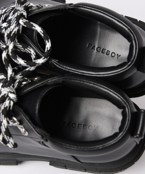 PAGEBOY（ページボーイ）の「エンジニアローファー（ローファー・レディース・ブラック/オフホワイト・M/L）」の20枚目の写真