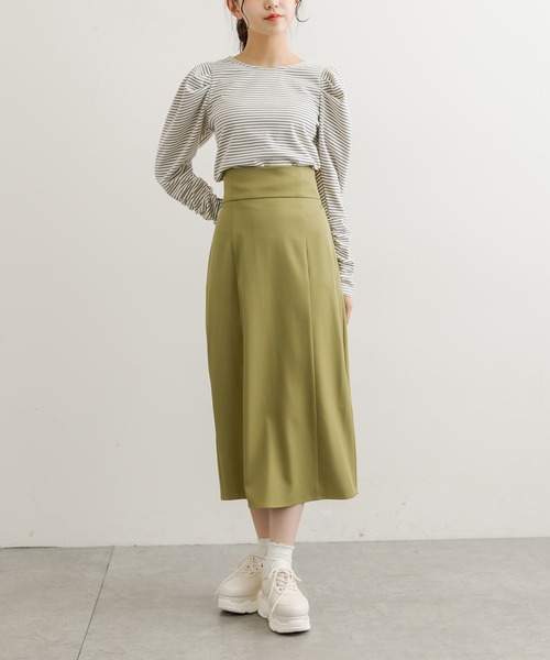 OLIVE des OLIVE（オリーブデオリーブ）の「ペンシルラインスカート（スカート・レディース・ブラック/パープル/ブラウン/オリーブ/アイボリー・FREE）」の13枚目の写真