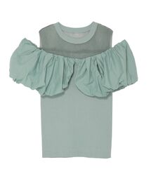 LAGUNAMOON | バルーンオフショルダーニットプルオーバー(ニット/セーター)