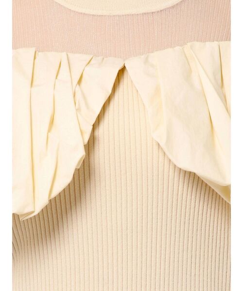 LAGUNAMOON（ラグナムーン）の「バルーンオフショルダーニットプルオーバー（ニット/セーター・レディース・アイボリー/イエロー/ミント・FREE）」の19枚目の写真