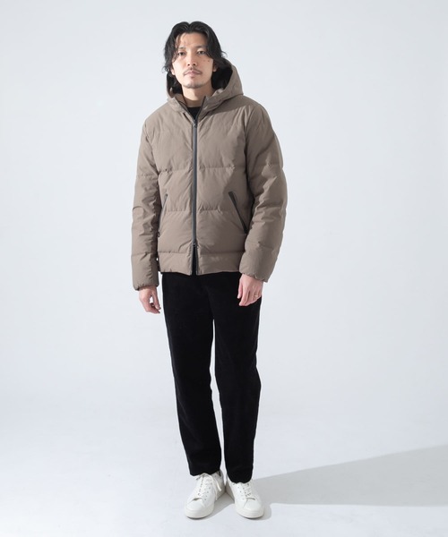 URBAN RESEARCH ROSSO MEN（アーバンリサーチロッソメン）の「『XLサイズあり』ファンクショナルフードダウン（ダウンジャケット/コート・メンズ・チャコールグレー/ブラック/カーキ・MEDIUM/LARGE/X-LARGE）」の21枚目の写真