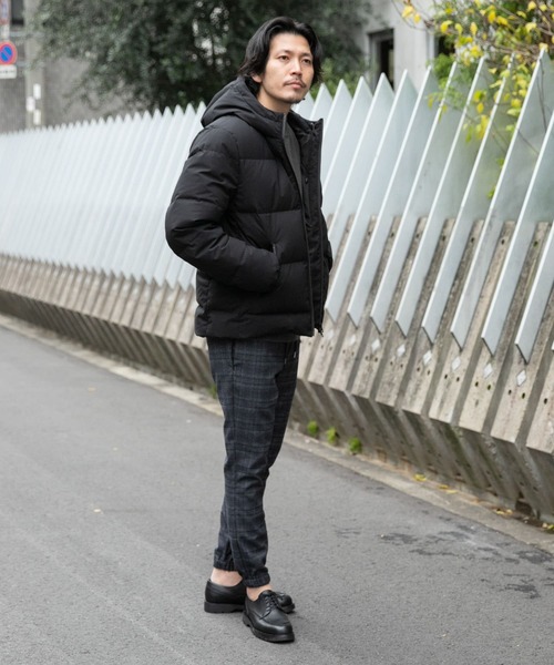 URBAN RESEARCH ROSSO MEN（アーバンリサーチロッソメン）の「『XLサイズあり』ファンクショナルフードダウン（ダウンジャケット/コート・メンズ・チャコールグレー/ブラック/カーキ・MEDIUM/LARGE/X-LARGE）」の17枚目の写真