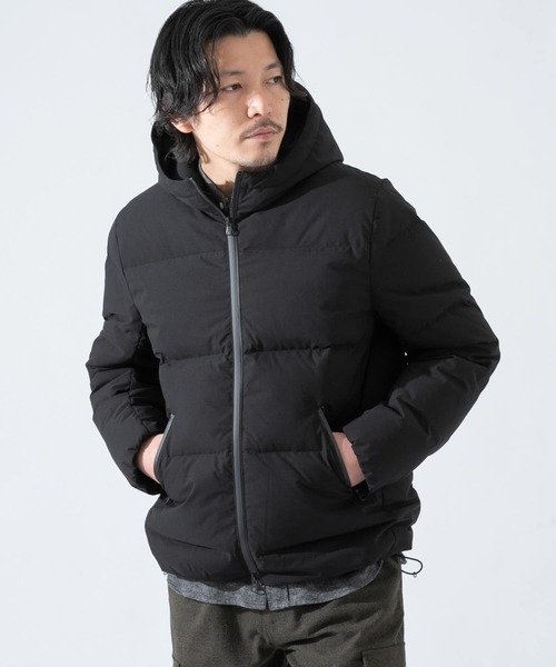 URBAN RESEARCH ROSSO MEN（アーバンリサーチロッソメン）の「『XLサイズあり』ファンクショナルフードダウン（ダウンジャケット/コート・メンズ・チャコールグレー/ブラック/カーキ・MEDIUM/LARGE/X-LARGE）」の13枚目の写真