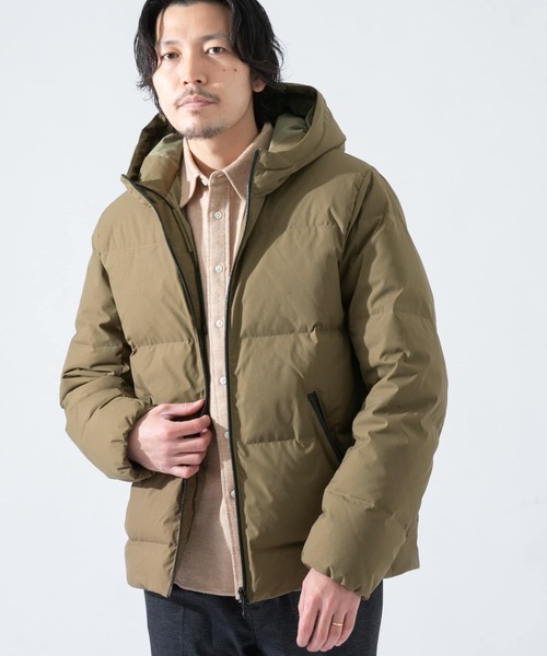 URBAN RESEARCH ROSSO MEN（アーバンリサーチロッソメン）の「『XLサイズあり』ファンクショナルフードダウン（ダウンジャケット/コート・メンズ・チャコールグレー/ブラック/カーキ・MEDIUM/LARGE/X-LARGE）」の18枚目の写真