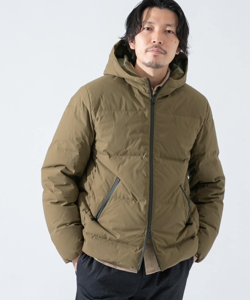 URBAN RESEARCH ROSSO MEN（アーバンリサーチロッソメン）の「『XLサイズあり』ファンクショナルフードダウン（ダウンジャケット/コート・メンズ・チャコールグレー/ブラック/カーキ・MEDIUM/LARGE/X-LARGE）」の14枚目の写真