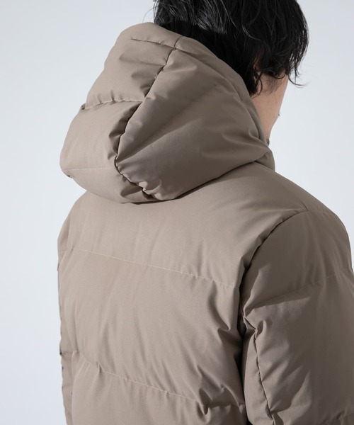 URBAN RESEARCH ROSSO MEN（アーバンリサーチロッソメン）の「『XLサイズあり』ファンクショナルフードダウン（ダウンジャケット/コート・メンズ・チャコールグレー/ブラック/カーキ・MEDIUM/LARGE/X-LARGE）」の11枚目の写真