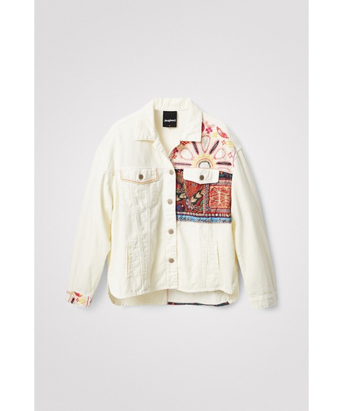 Desigual(デシグアル)の「オーバーサイズ デニムジャケット(その他アウター・レディース・ホワイト・M/S/L)」の8枚目の写真