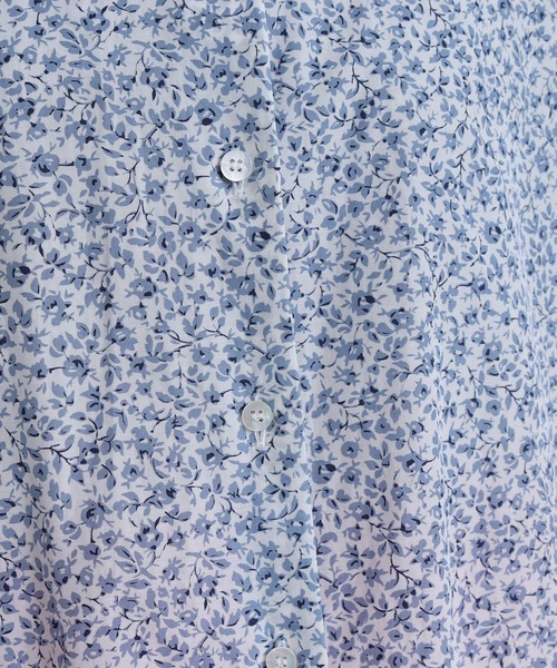 yuni（ユニ　）の「コットンキュプラ flower pr wide ブラウス（シャツ/ブラウス・レディース・サックスブルー/グレー・FREE）」の14枚目の写真