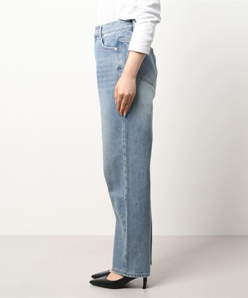 179/WG(イチナナキュウダブルジー)の「ハイライズテーパードデニム(デニムパンツ・レディース・ライトブルー・SMALL/MEDIUM)」の2枚目の写真