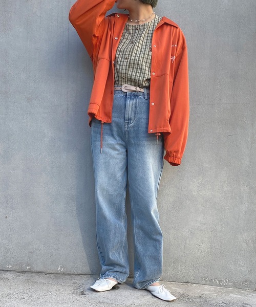 179/WG(イチナナキュウダブルジー)の「ハイライズテーパードデニム(デニムパンツ・レディース・ライトブルー・SMALL/MEDIUM)」の11枚目の写真