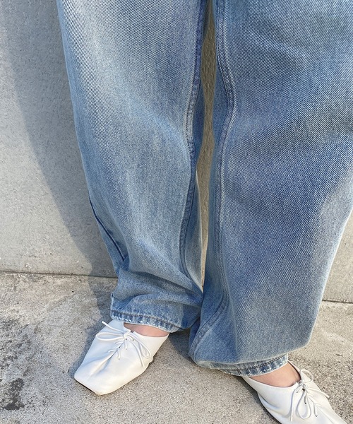 179/WG(イチナナキュウダブルジー)の「ハイライズテーパードデニム(デニムパンツ・レディース・ライトブルー・SMALL/MEDIUM)」の14枚目の写真