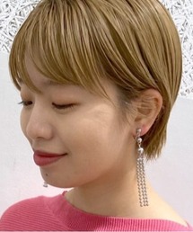 LEPSIM | メタルロングチェーンイヤリング　268615(イヤリング)