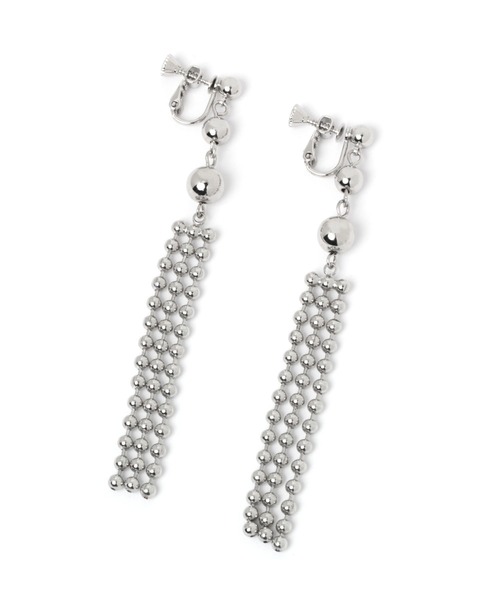 LEPSIM(レプシィム)の「メタルロングチェーンイヤリング 268615(イヤリング・レディース・シルバー/ゴールド・ONE SIZE)」の7枚目の写真