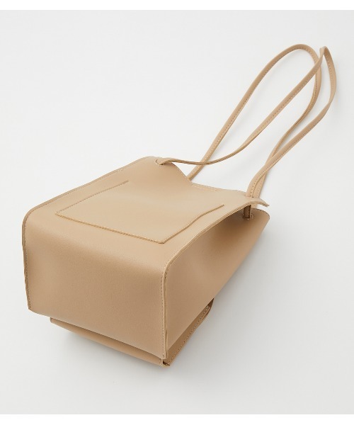 AZUL by moussy（アズールバイマウジー）の「SQUARE MINI TOTE BAG/スクエアミニトートバッグ（トートバッグ・レディース・ライトベージュ/ライトグリーン/ブラック・FREE）」の9枚目の写真