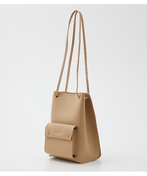 AZUL by moussy（アズールバイマウジー）の「SQUARE MINI TOTE BAG/スクエアミニトートバッグ（トートバッグ・レディース・ライトベージュ/ライトグリーン/ブラック・FREE）」の22枚目の写真