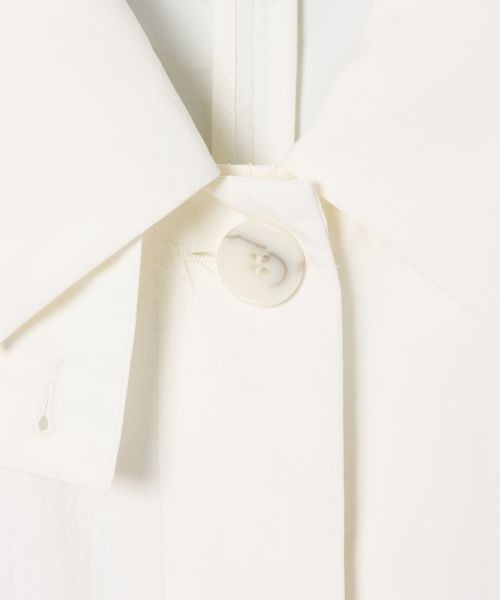 JEANASIS（ジーナシス）の「サスティナブルカラーステンカラーコート/262819（ステンカラーコート・レディース・ブラック/オフホワイト/ブルー/グリーン・FREE）」の16枚目の写真