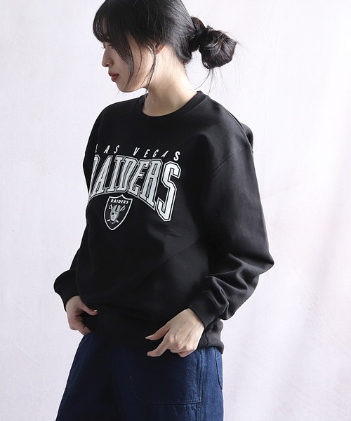 NFL(ナショナルフットボールリーグ )の「【NFL National Football League / ナショナル フットボール リーグ 】 official logo sweat オフィシャル ロゴ スウェット スエット(スウェット・メンズ・グリーン/ブラック/ホワイト/ワイン/ネイビー/グレー・L/M/XL)」の3枚目の写真
