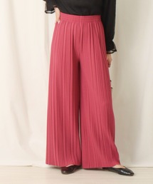 libelle more | カットジョーゼット　ボックスプリーツパンツ(その他パンツ)