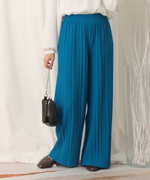 libelle more | カットジョーゼット　ボックスプリーツパンツ(その他パンツ)