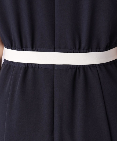 LAISSE PASSE(レッセパッセ)の「フレアーシャツワンピース(シャツワンピース・レディース・キナリ/ネイビー・SMALL/MEDIUM)」の9枚目の写真
