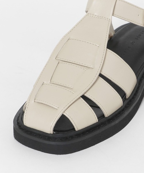 SENSE OF PLACE by URBAN RESEARCH（センスオブプレイスバイアーバンリサーチ）の「グルカサンダル（サンダル・レディース・アイボリー/ブラック/ブラウン・MEDIUM/LARGE/SMALL）」の16枚目の写真