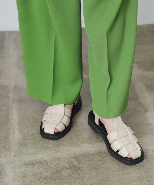 SENSE OF PLACE by URBAN RESEARCH（センスオブプレイスバイアーバンリサーチ）の「グルカサンダル（サンダル・レディース・アイボリー/ブラック/ブラウン・MEDIUM/LARGE/SMALL）」の18枚目の写真