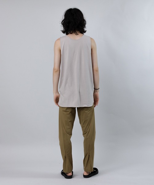 Iroquois(イロコイ)の「LAYERED LONG T/T(タンクトップ・メンズ・グリーン/ブルー/イエロー/ベージュ/パープル/ブラック/ホワイト・1/2/3)」の17枚目の写真