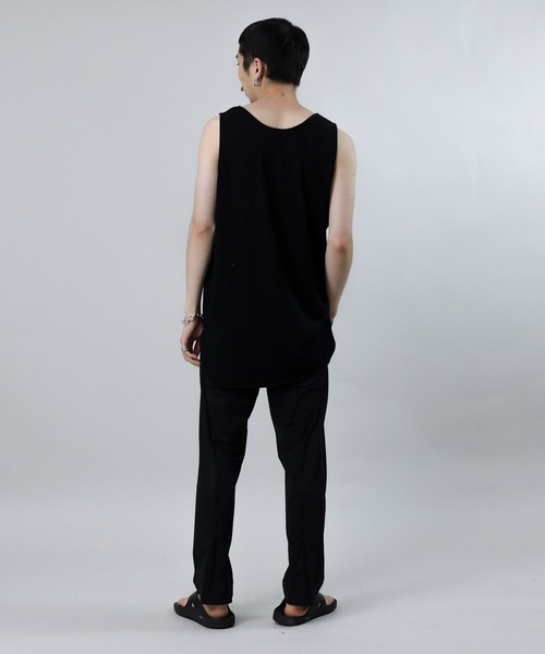 Iroquois(イロコイ)の「LAYERED LONG T/T(タンクトップ・メンズ・グリーン/ブルー/イエロー/ベージュ/パープル/ブラック/ホワイト・1/2/3)」の13枚目の写真