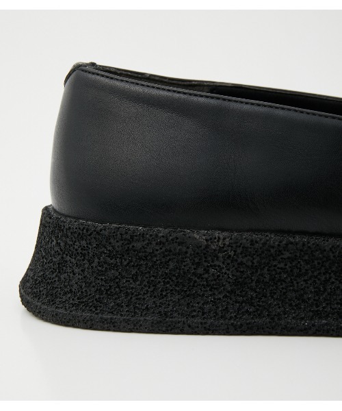 AZUL by moussy（アズールバイマウジー）の「RUBBER SOLE SLIP-ON/ラバーソールスリッポン（スニーカー・メンズ・ブラック・MEDIUM/LARGE）」の5枚目の写真