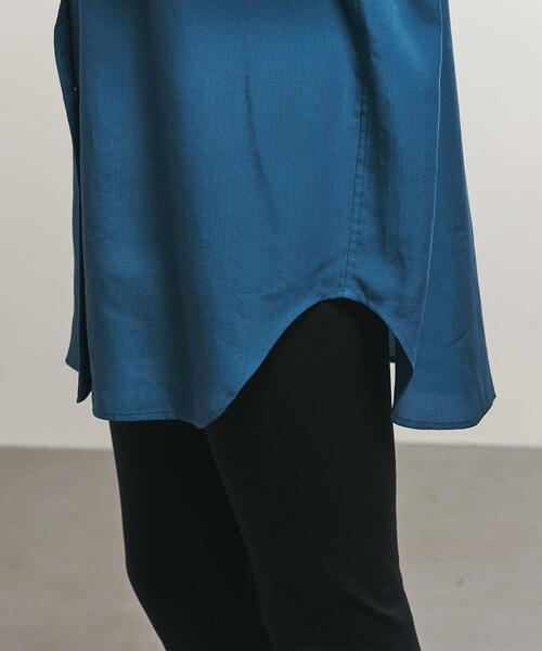 SAYAKADAVIS（サヤカディヴィス）の「＜SAYAKA DAVIS for TO UNITED ARROWS＞ HOOD SHIRT/シャツ（シャツ/ブラウス・レディース・オリーブ/ロイヤルブルー・FREE）」の9枚目の写真