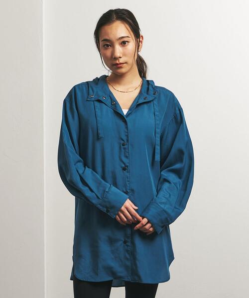SAYAKADAVIS（サヤカディヴィス）の「＜SAYAKA DAVIS for TO UNITED ARROWS＞ HOOD SHIRT/シャツ（シャツ/ブラウス・レディース・オリーブ/ロイヤルブルー・FREE）」の12枚目の写真