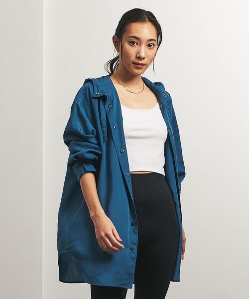 SAYAKADAVIS（サヤカディヴィス）の「＜SAYAKA DAVIS for TO UNITED ARROWS＞ HOOD SHIRT/シャツ（シャツ/ブラウス・レディース・オリーブ/ロイヤルブルー・FREE）」の14枚目の写真