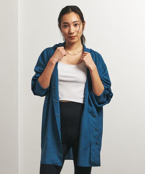 SAYAKADAVIS（サヤカディヴィス）の「＜SAYAKA DAVIS for TO UNITED ARROWS＞ HOOD SHIRT/シャツ（シャツ/ブラウス・レディース・オリーブ/ロイヤルブルー・FREE）」の15枚目の写真