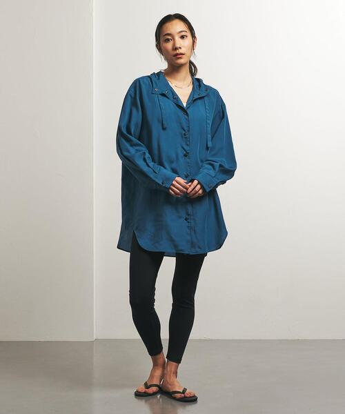 SAYAKADAVIS（サヤカディヴィス）の「＜SAYAKA DAVIS for TO UNITED ARROWS＞ HOOD SHIRT/シャツ（シャツ/ブラウス・レディース・オリーブ/ロイヤルブルー・FREE）」の17枚目の写真