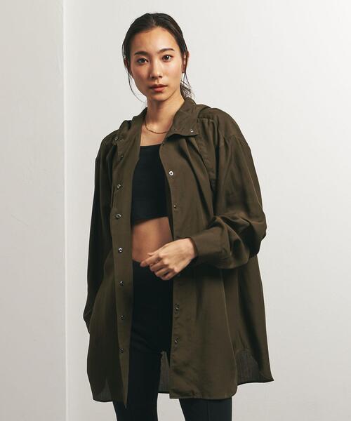 SAYAKADAVIS（サヤカディヴィス）の「＜SAYAKA DAVIS for TO UNITED ARROWS＞ HOOD SHIRT/シャツ（シャツ/ブラウス・レディース・オリーブ/ロイヤルブルー・FREE）」の20枚目の写真