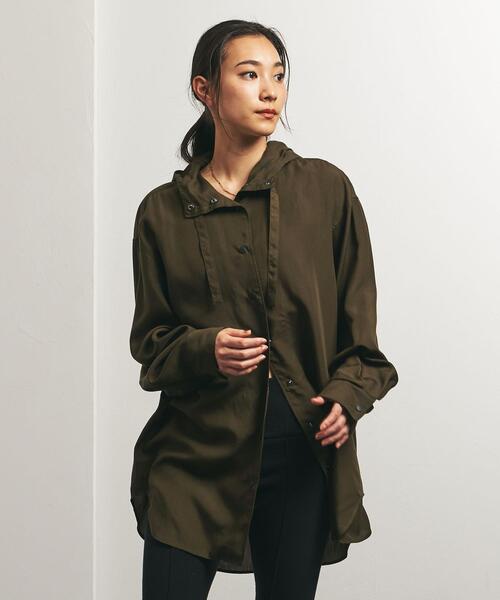 SAYAKADAVIS（サヤカディヴィス）の「＜SAYAKA DAVIS for TO UNITED ARROWS＞ HOOD SHIRT/シャツ（シャツ/ブラウス・レディース・オリーブ/ロイヤルブルー・FREE）」の22枚目の写真