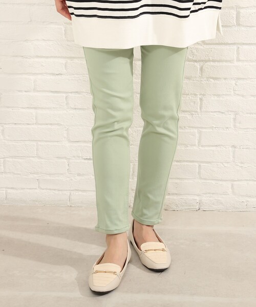 SHOO・LA・RUE(シューラルー)の「◆【SS-LL】ウルトラスリムスキニーパンツ(その他パンツ・レディース・ベージュ/ブラック/ライトグリーン/ライトグレー・05/03/04/10/01/02)」の1枚目の写真