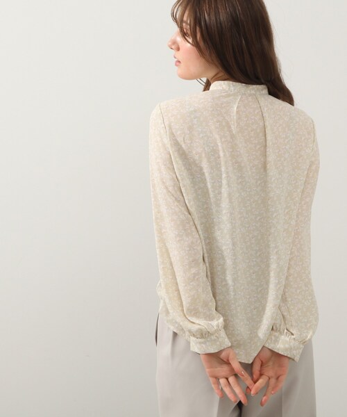 DRESKIP（ドレスキップ）の「◆衿タックギャザ－ブラウス（シャツ/ブラウス・レディース・ベージュ系その他3/ブラック系/グレー系/ライトイエロー系1・02/03/04）」の13枚目の写真