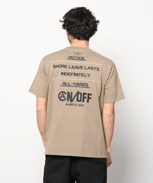 AVIREX(アヴィレックス)の「ヘビーオンス エンブロイダリー Tシャツ ノウティス/HEAVY OZ EMBROIDERY T-SHIRT NOTICE/アヴィレックス/AVIREX(Tシャツ/カットソー・メンズ・ブラック/オフホワイト/ミント/モカ・MEDIUM/LARGE/X-LARGE/XX-LARGE)」の8枚目の写真
