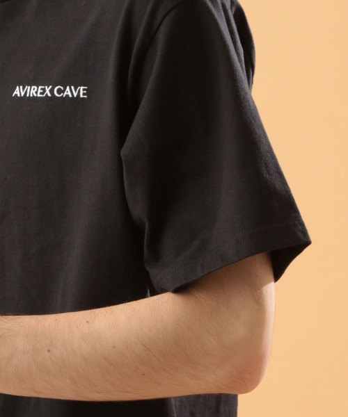 AVIREX(アヴィレックス)の「ヘビーオンス エンブロイダリー Tシャツ ノウティス/HEAVY OZ EMBROIDERY T-SHIRT NOTICE/アヴィレックス/AVIREX(Tシャツ/カットソー・メンズ・ブラック/オフホワイト/ミント/モカ・MEDIUM/LARGE/X-LARGE/XX-LARGE)」の12枚目の写真
