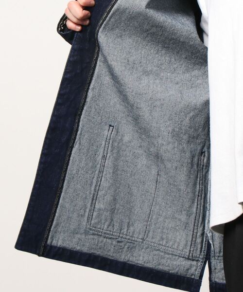 MANASTASH(マナスタッシュ)の「MANASTASH/マナスタッシュ CHILLIWACK HANTEN JKT(デニムジャケット・メンズ・ダークインディゴブルー/その他1・MEDIUM/LARGE/X-LARGE)」の14枚目の写真