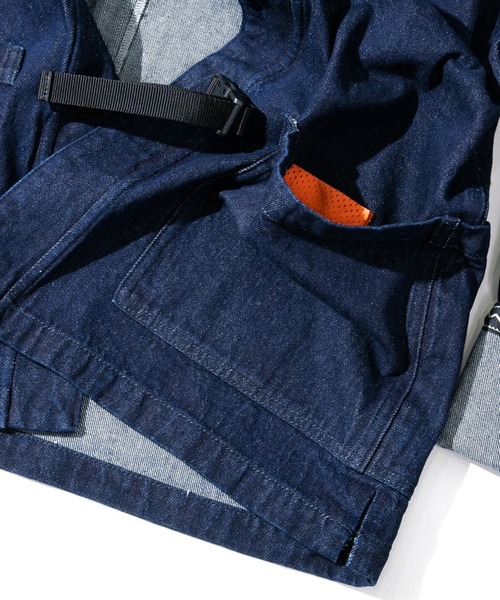 MANASTASH(マナスタッシュ)の「MANASTASH/マナスタッシュ CHILLIWACK HANTEN JKT(デニムジャケット・メンズ・ダークインディゴブルー/その他1・MEDIUM/LARGE/X-LARGE)」の8枚目の写真