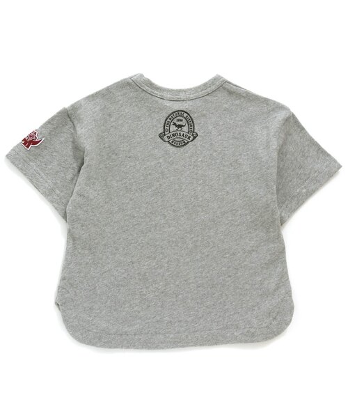 F.O.KIDS(エフオーキッズ)の「ゆる恐竜刺繍Tシャツ(Tシャツ/カットソー・キッズ・ブラウン/チャコール/グレー/ミント・80/90/95/100/110/120/130/140)」の7枚目の写真