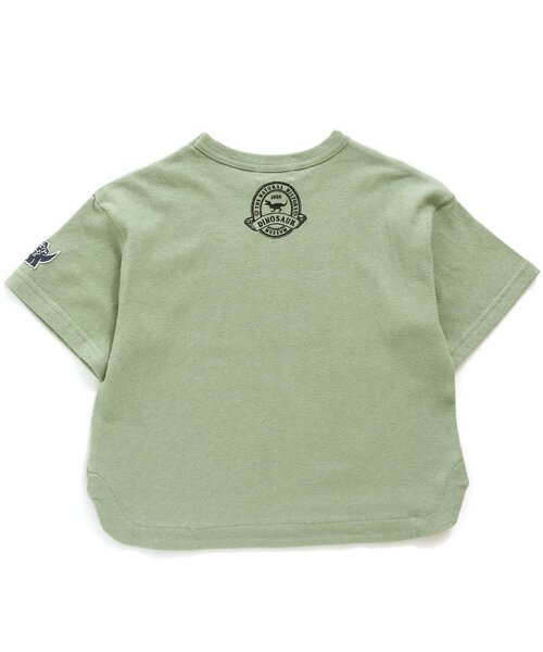 F.O.KIDS(エフオーキッズ)の「ゆる恐竜刺繍Tシャツ(Tシャツ/カットソー・キッズ・ブラウン/チャコール/グレー/ミント・80/90/95/100/110/120/130/140)」の8枚目の写真