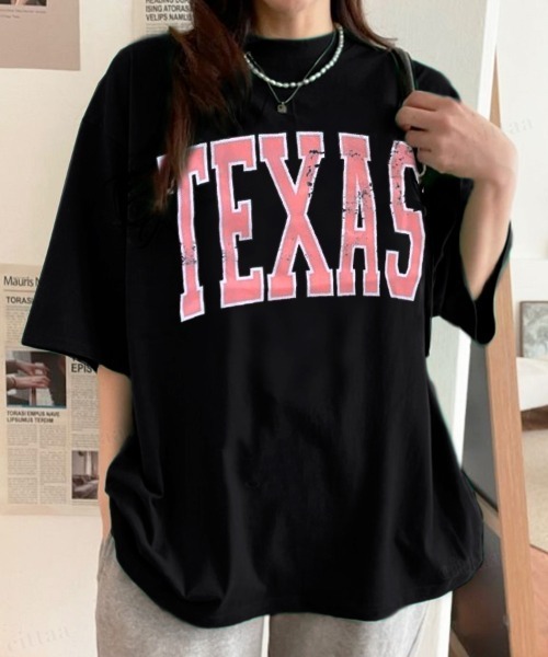 22 S S 春夏 韓国 Tシャツ半袖レディース Texasロゴtシャツ Tシャツ カットソー Dalfwin ダールフィン のファッション通販 Zozotown 22 S S 春夏 韓国 Tシャツ半袖レディース Texasロゴtシャツ Tシャツ カットソー Dalfwin ダールフィン のファッション通販 Zozotown