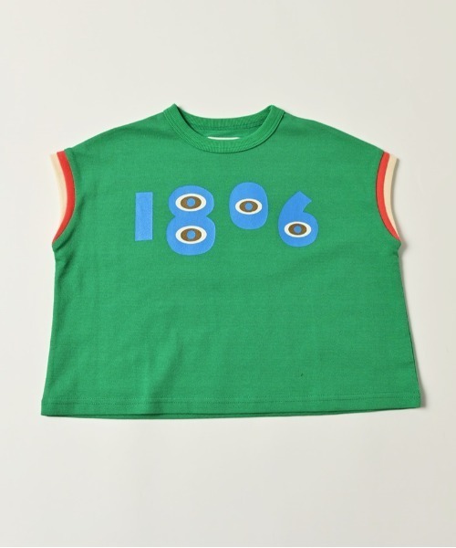 HOGAN RANCH WEAR（ホーガンランチウエア）の「カノコノースリーブプリントトップス（80～150cm）（Tシャツ/カットソー・キッズ・オフホワイト/オレンジ/グリーン/チャコール・110/140/150/120/90/80/130/100）」の4枚目の写真