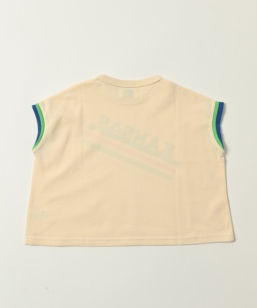 HOGAN RANCH WEAR（ホーガンランチウエア）の「カノコノースリーブプリントトップス（80～150cm）（Tシャツ/カットソー・キッズ・オフホワイト/オレンジ/グリーン/チャコール・110/140/150/120/90/80/130/100）」の6枚目の写真