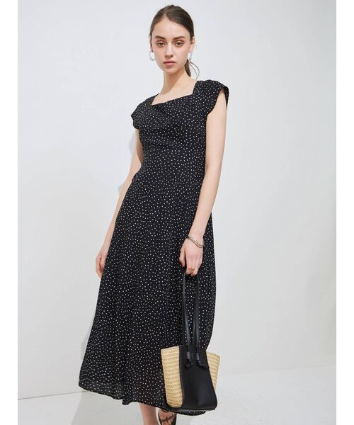 【美品】mercuryduo マーキュリーデュオ　ドットワンピース マーキュリーデュオ MERCURYDUO 【小澤美里コラボ】レース