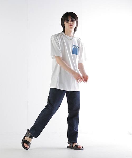 GDC（ジーディーシー）の「BOXLOGO TEE（Tシャツ/カットソー・メンズ・ホワイト/ブラック/グレー・SMALL/MEDIUM/LARGE/X-LARGE）」の4枚目の写真